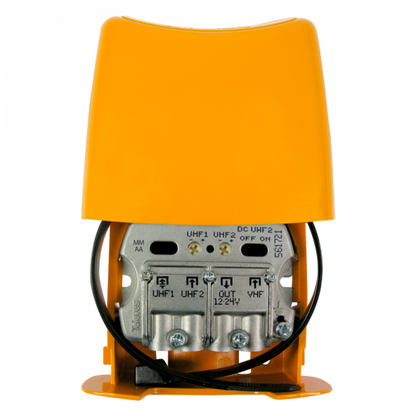 Amplificador de mástil NanoKom 3 entradas UHF-UHF-VHFmix LTE700 5G Televes 561721