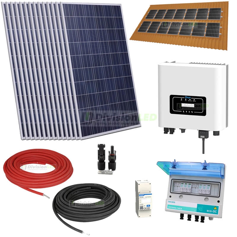 Kit solar autoconsumo 3,6 kW monofásico Goodwe